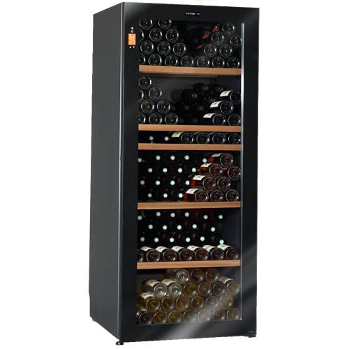 Climadiff Diva 265 Bottle Multi-Temp Wine Cooler with 13 Shelf Package